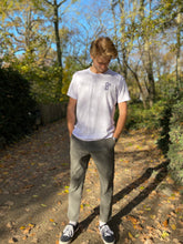 Load image into Gallery viewer, Embroidered Cotton Shirt (Mokka/white)